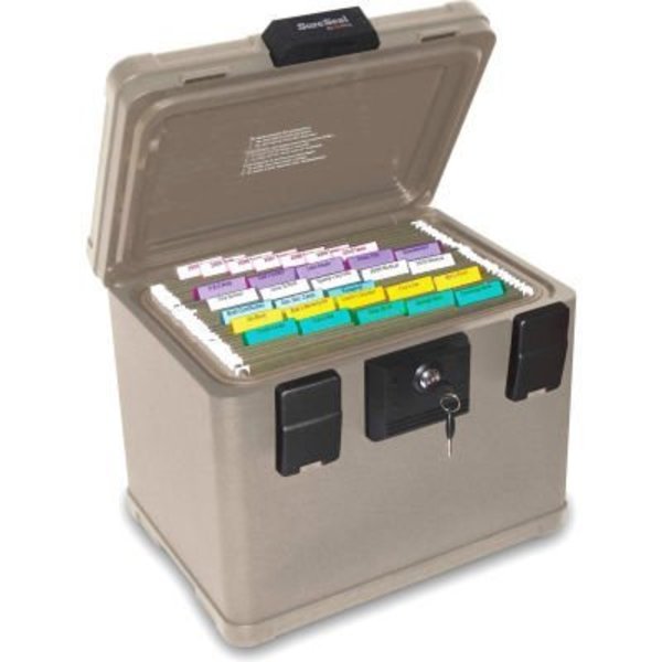 Fire King FireKingÂ SureSeal Fire & Waterproof Document Chest, 16"W x 12-1/2"D x 13"H, 0.6 Cu. Ft. SS106